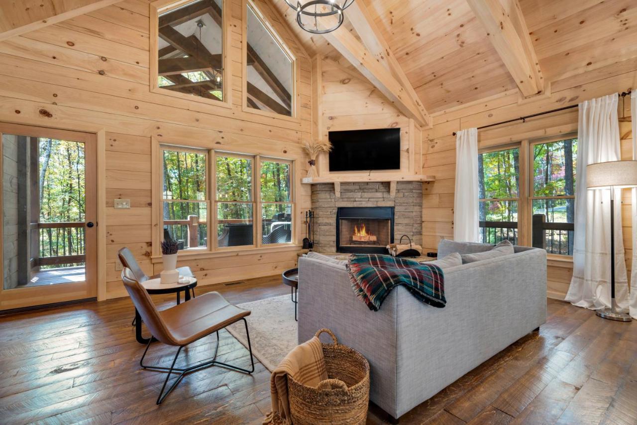 Haley Glen Vila Cherry Log Exterior foto